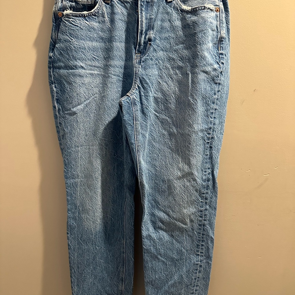 American Eagle Outfitters Light Blue Straight Leg Jeans